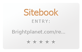 BrightPlanet :Guide to Effective Searching of the Internet review