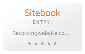 the recording website review